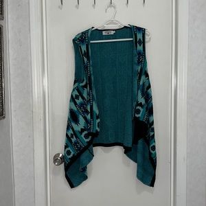 Women’s Crazy Train Vest -sweater weight with pockets.